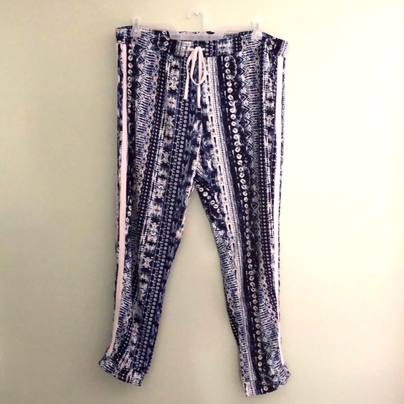 Other - Pajama Bottoms Indigo blue tie dye